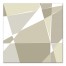 Right Angles in Sepia Abstract 24x24 Canvas Wall Art 