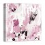 Pink Champagne Abstract 24x24 Canvas Wall Art 