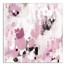 Pink Champagne Abstract 24x24 Canvas Wall Art 