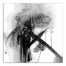 Shades of Grey 1Abstract 24x24 Canvas Wall Art