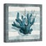 Verdant Coral 24x24 Canvas Wall Art