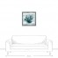 Verdant Coral 24x24 Canvas Wall Art