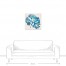 Turquoise Sea Weed 24x24 Canvas Wall Art