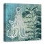 Emerald Octopus 24x24 Canvas Wall Art