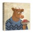 Cool Cow PB&J 24x24 Canvas Wall Art