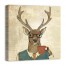 Cool Stag Coffee Break 24x24 Canvas Wall Art