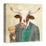 Cool Cow Craves Cupcake 24x24 Canvas Wall Art