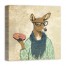 Cool Doe with Donut and Sprinkles 20x20 Canvas Wall Art