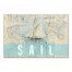 Sail Coastal 36x24 Canvas Wall Art