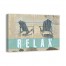 Relax Coastal 36x24 Canvas Wall Art