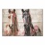 Watercolor Colts 36x24 Canvas Wall Art 