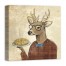 Cool Stag with Waffles 20x20 Canvas Wall Art