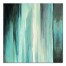 Emerald Sea Abstract 30x30 Canvas Wall Art 