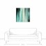 Emerald Sea Abstract 30x30 Canvas Wall Art 