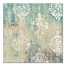 Emerald Sea Abstract 30x30 Canvas Wall Art 