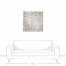 Sepia Chevron 30x30 Canvas Wall Art