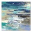 Blue Aura Abstract 30x30 Canvas Wall Art 