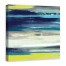 Citrine/ Cobalt Abstract 30x30 Canvas Wall Art