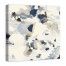 Contemporary Study in Blue Abstract 30x30 Canvas Wall Art