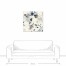 Contemporary Study in Blue Abstract 30x30 Canvas Wall Art
