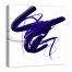 Synergy in Blue 2 Abstract 30x30 Canvas Wall Art