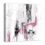 Modern Study in Blush 2 Abstract 30x30 Canvas Wall Art