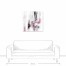 Modern Study in Blush 2 Abstract 30x30 Canvas Wall Art