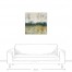 Marsh View Abstract 30x30 Canvas Wall Art