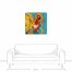 Regal Rooster 30x30 Canvas Wall Art