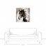 Horse Study in Sepia 30x30 Canvas Wall Art