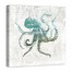 Turquoise Octopus 30x30 Canvas Wall Art