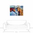 Psychedelic Horses 40x30 Canvas Wall Art 