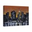 Skyline at Dusk 40x30 Canvas Wall Art