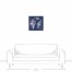 Azure Conch Shells 20x20 Canvas Wall Art