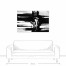 Black and White Contemporary 48x32 Canvas Wall Art