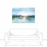 Into The Sea Contemporary 48x32 Canvas Wall Art