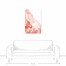 Formation in Coral 24x36 Canvas Wall Art