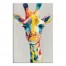Psychedelic Giraffe 24x36 Canvas Wall Art 