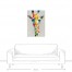 Psychedelic Giraffe 24x36 Canvas Wall Art 