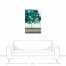 Solitary Teal Tree 24x36 Canvas Wall Art