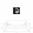Moustache Moon 20x20 Canvas Wall Art
