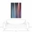 Blurred Lines Contemporary 32x48 Canvas Wall Art