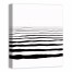 Black and White Horizon 24x20 Canvas Wall Art