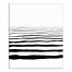 Black and White Horizon 24x20 Canvas Wall Art