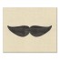 Hipster Handlebar Mustache 24x20 Canvas Wall Art