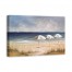 Seaside Umbrellas 36x24 Canvas Wall Art