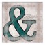 Teal Connotation 36x36 Canvas Wall Art