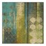 Reflections in Jade 36x36 Canvas Wall Art 