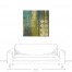 Reflections in Jade 36x36 Canvas Wall Art 