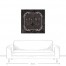 Obsidian Chandelier 36x36 Canvas Wall Art
